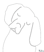 beagle Printable Coloring Nplooj Ntawv